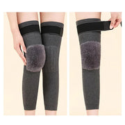 Pain Relief 2 Pcs Adjustable Wool knee Warmers